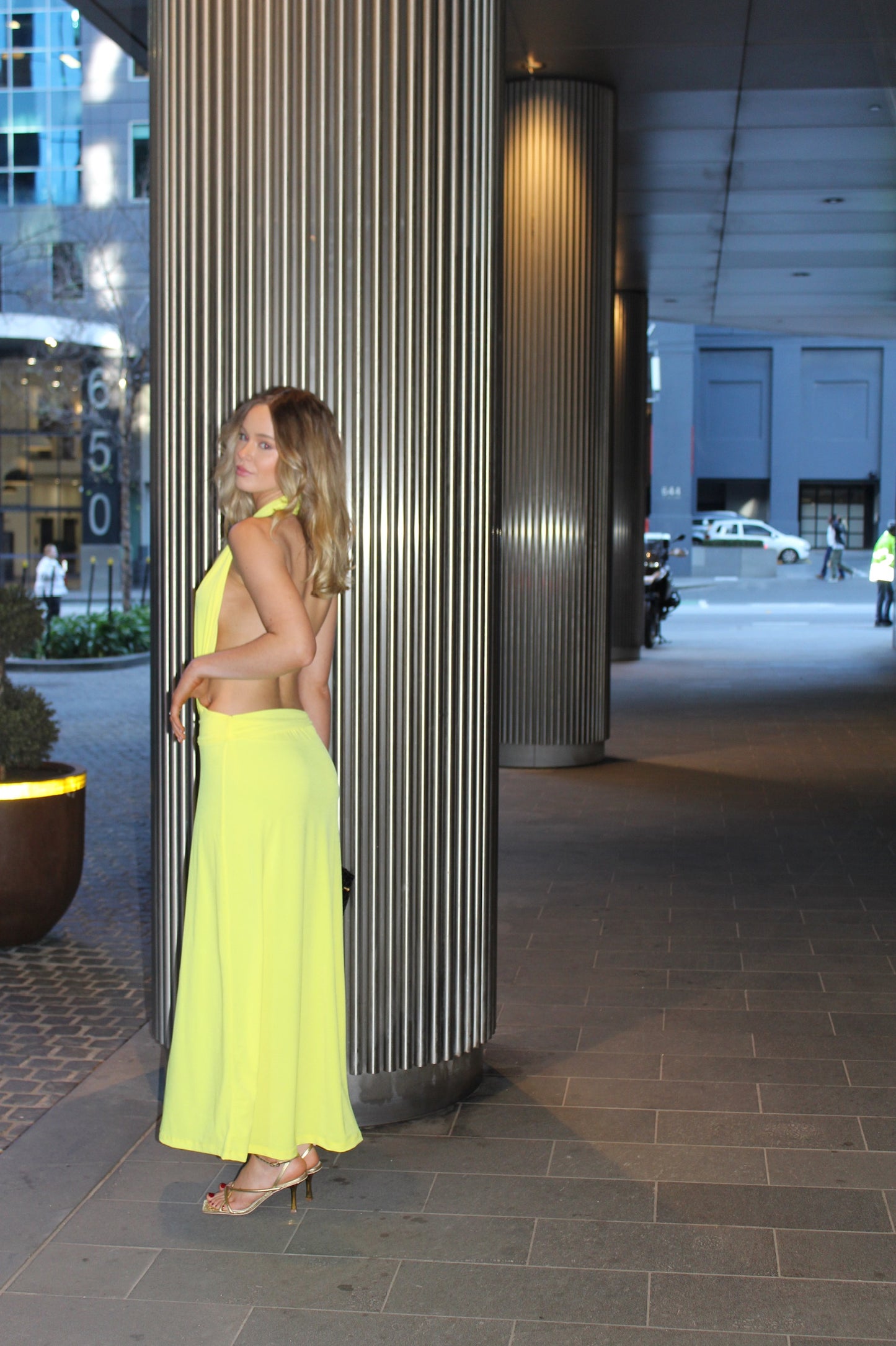 Angelina Dress- Lemonita