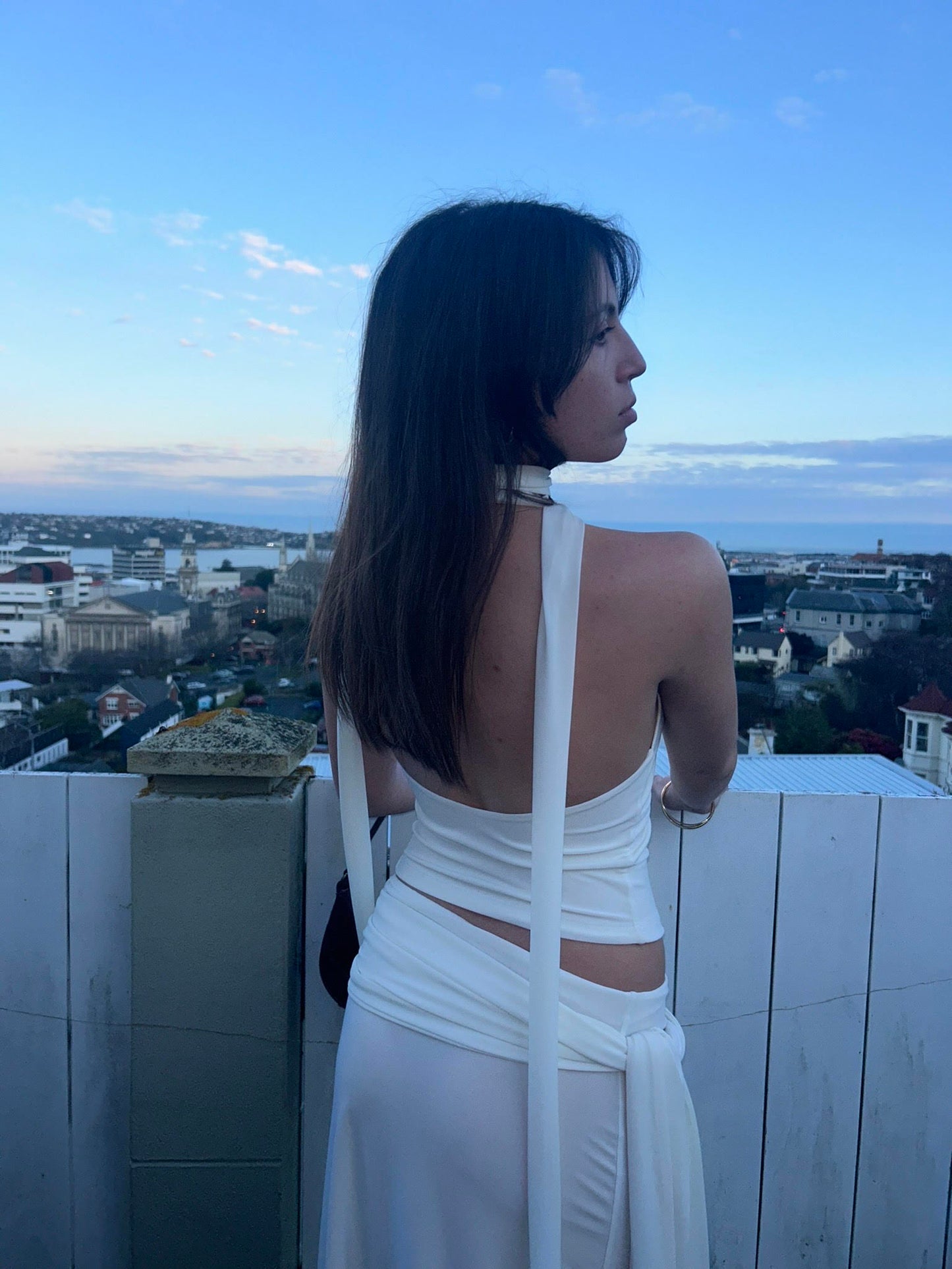 Eleni Maxi Skirt -Ivory