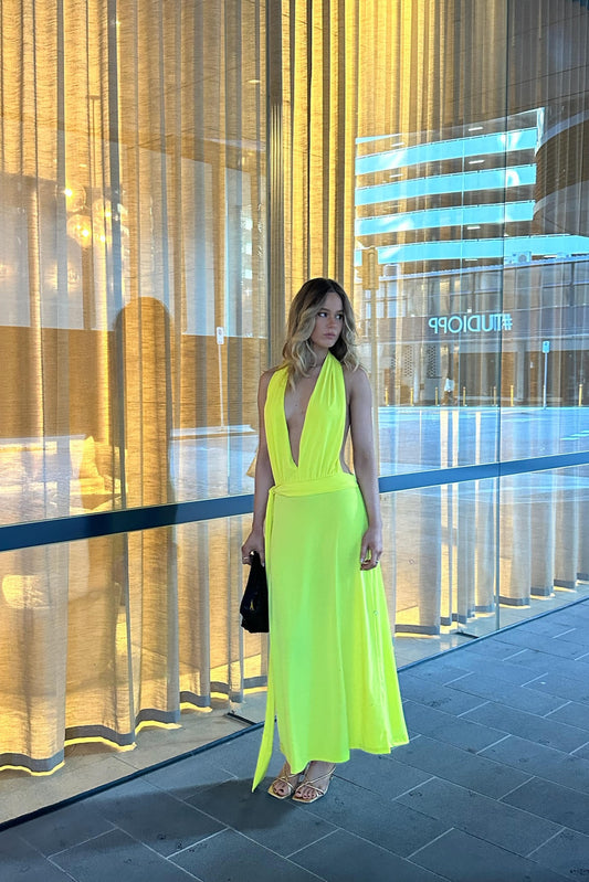 Angelina Dress- Lemonita