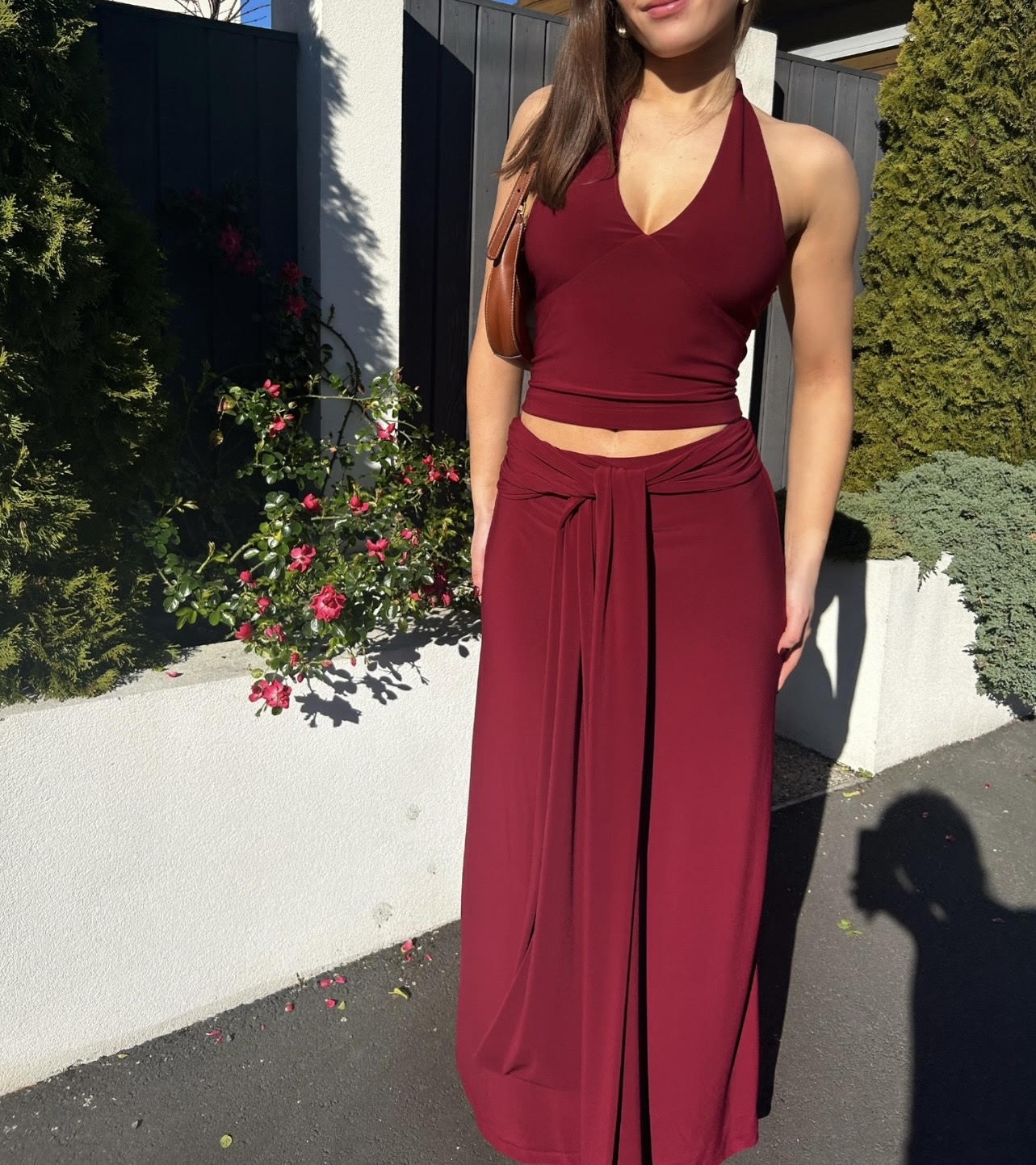 Eleni Maxi Skirt: Boysenberry - Carmen Collection